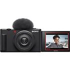 Sony Fotocamera Zv-1f Vlog Camera Video In 4k Nero Obiettivo Zeiss Tessar T