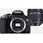 Canon fotocamera reflex eos 850d kit fotocamere slr 24,1 mp cmos 6000 x 4000 pixel nero