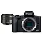 Canon fotocamera reflex  eos m50 mark ii + m15-45 s eu26 milc 24,1 mp cmos 6000 x 4000 pixel nero