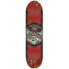 Roces calavera skateboard red