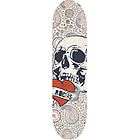 Roces textureskull concave skateboard white/red