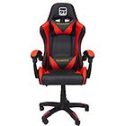 Xtreme sedia gaming king sedia da gaming finta pelle, telaio di metallo nero e rosso 90563r
