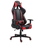 Conceptronic sedia gaming sedia cuoio con rivestimento pu rosso eyota04r