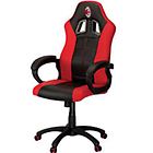 Take 2 sedia gaming qubick milan sedia da gaming per pc seduta imbottita nero, rosso