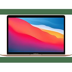 Apple macbook air 13, 13,3 pollici, processore m-series, 7-core gpu, 8 gb, ssd 256 gold