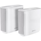 Asus wireless range extender zenwifi ct8 impianto wi-fi  2 pz triband bianco 90ig04t0-mo3r40