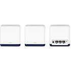 Mercusys router  halo h50g impianto wi-fi 802.11a/b/g/n/ac desktop halo h50g(3-pack)