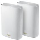 Asus wireless range extender zenwifi ax hybrid xp4  impianto wi-fi 6 dual band da interno bianco 2pz