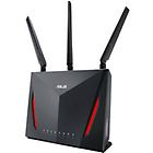 Asus router  rt-ac86u ac2900 mesh wifi system, dual-band, wan 3g/4g support, adaptive qos