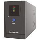 Mediacom gruppo di continuità xpower+ 1000 ups 600 watt 1000 va m-ups1000m