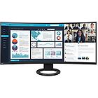 Eizo monitor led flexscan con flexstand monitor a led curvato 37.5'' ev3895-bk