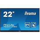 Iiyama monitor led prolite monitor a led full hd (1080p) 22'' t2251msc-b1