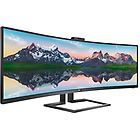 Philips monitor led brilliance p-line 499p9h monitor a led curvato 49'' hdr 499p9h/00