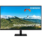 Samsung smart monitor m5-s27am500, 27'', piattaforma smart tv, airplay, mirroring, office 365