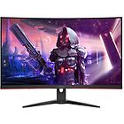 Aoc monitor led gaming monitor a led curvato 32'' cq32g2se/bk