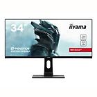 Iiyama monitor led g-master red eagle 34'' 4k widescreen ips gaming con black tuner gb3461wqsu-b1