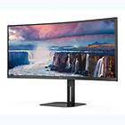 Aoc monitor curvo cu34v5c 34'' va 21:9 ultrawide nero