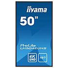 Iiyama monitor lfd prolite 50'' classe (49.5'' visualizzabile) display lcd retroilluminato a led lh5