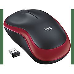 Logitech mouse wireless m185 red
