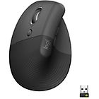 Logitech mouse lift for business mouse verticale bluetooth, 2.4 ghz grafite 910-006495