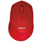 Logitech mouse m330 silent plus mouse 2.4 ghz rosso 910-004911