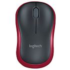 Logitech mouse m185 mouse 2.4 ghz rosso 910-002240