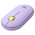 Logitech mouse pebble m350 mouse bluetooth lavender lemonade 910-006752