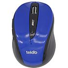 Teklio mouse mwz8187-b mouse ambidestro 2.4 ghz nero, blu mwz8187b