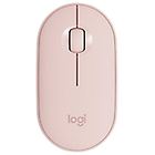 Logitech mouse pebble m350 mouse bluetooth, 2.4 ghz rosa 910-005717