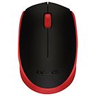 Logitech mouse m171 mouse 2.4 ghz nero, rosso 910-004641