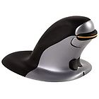 Fellowes mouse penguin medium mouse verticale 2.4 ghz nero, argento 9894701