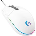 Logitech Mouse Gaming Gaming Mouse G203 Lightsync Usb Bianco