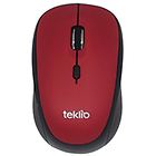 Teklio mouse mwz8179-r mouse ambidestro 2.4 ghz rosso mwz8179r