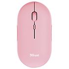 Trust Mouse Puck Mouse Bluetooth, 2.4 Ghz Rosa 24125