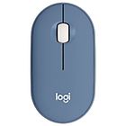 Logitech mouse pebble m350 mouse bluetooth, 2.4 ghz blueberry 910-006753
