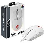 Msi mouse clutch gm11 mouse usb bianco s12-0401950-cla