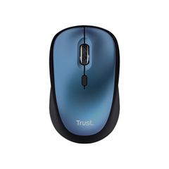 Trust mouse yvi+ mouse silenzioso 2.4 ghz blu 24551