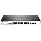 Dlink switch web smart switch 24 porte gestito montabile su rack dgs-1210-24p