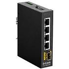 Dlink switch dis 100g-5sw switch 4 porte unmanaged dis-100g-5sw