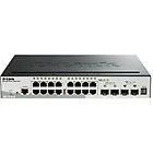 Dlink switch dgs 1510-20 switch 20 porte intelligente montabile su rack dgs-1510-20/e