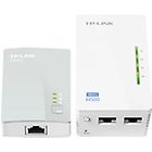 Tplink power line powerline 600 wi-fi extender starter kit bianco