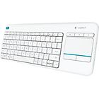 Logitech tastiera wireless touch keyboard k400 plus tastiera usa internazionale 920-007146