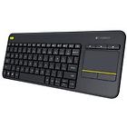 Logitech tastiera wireless touch keyboard k400 plus tastiera italiana nero 920-007135