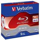 Verbatim bd-re dl x 5 50 gb supporti di memorizzazione 43760