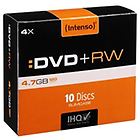Intenso dvd+rw x 10 4.7 gb supporti di memorizzazione 4211632