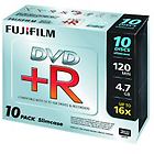 Fujifilm dvd dvd+r x 10 4.7 gb supporti di memorizzazione 48344