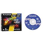 Fujifilm dvd dvd+rw x 5 4.7 gb supporti di memorizzazione 45267