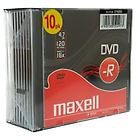 Maxell dvd dvd-r x 10 4.7 gb supporti di memorizzazione 275592