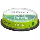 Sony cd cdq-80sp cd-r x 10 700 mb supporti di memorizzazione 10cdq80sp