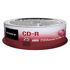 Sony cd cd-r x 25 700 mb supporti di memorizzazione 25cdq80sp